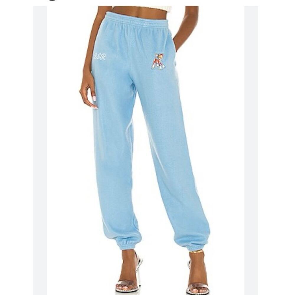 BSR By Samii Ryan REVOLVE Fleece Sweatpant Jogger Womens 2X Blue Deer Cozy Core